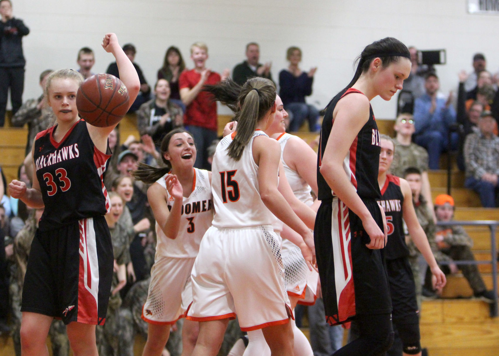 Baldwin-Woodville at Bloomer girls basketball 2-22-19